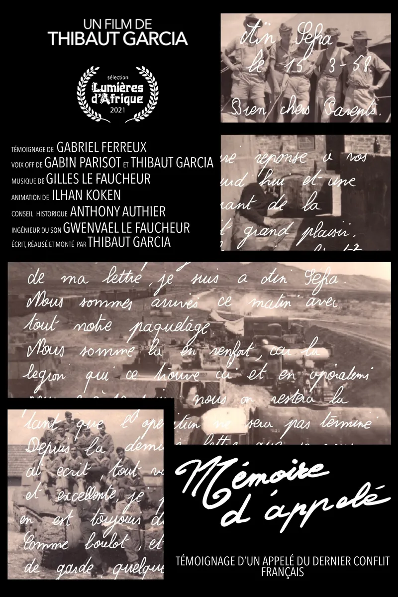 Affiche du film Mémoire d'appelé